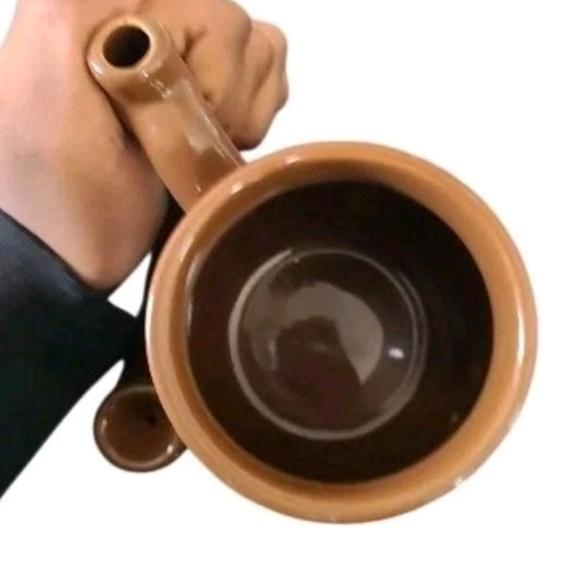 Kush & Cocoa Mug & Pipe Brown Ceramic Mug NWOT - Picture 3 of 4